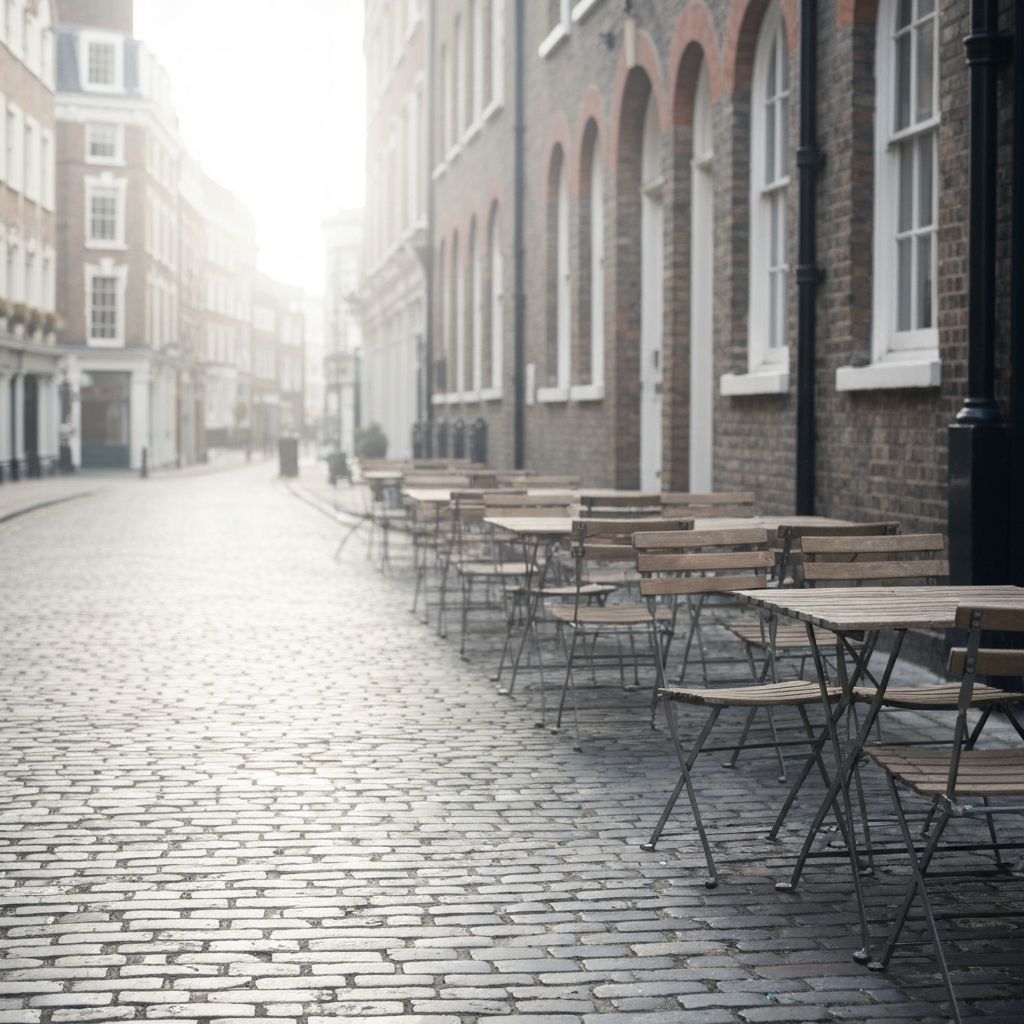 Outdoor cafe terrace representing social gathering spaces